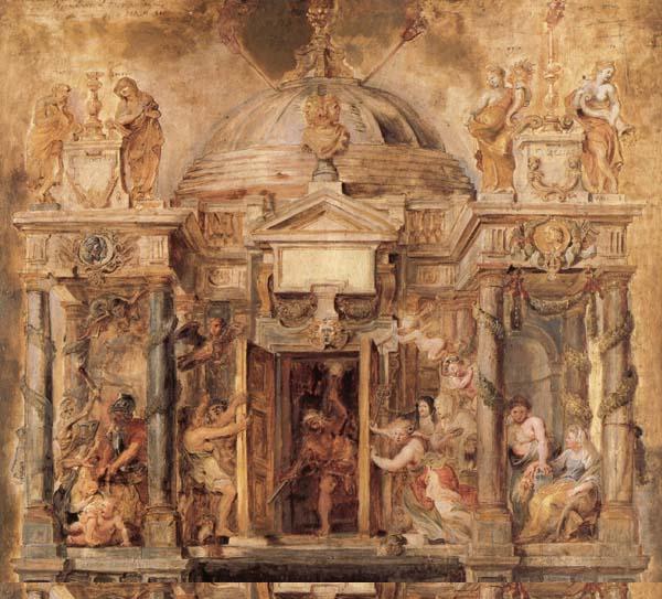 Peter Paul Rubens The Temle of Janus china oil painting image